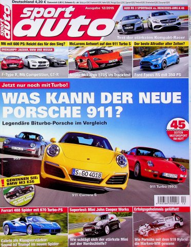 Deckblatt Sport Auto (12/2015)